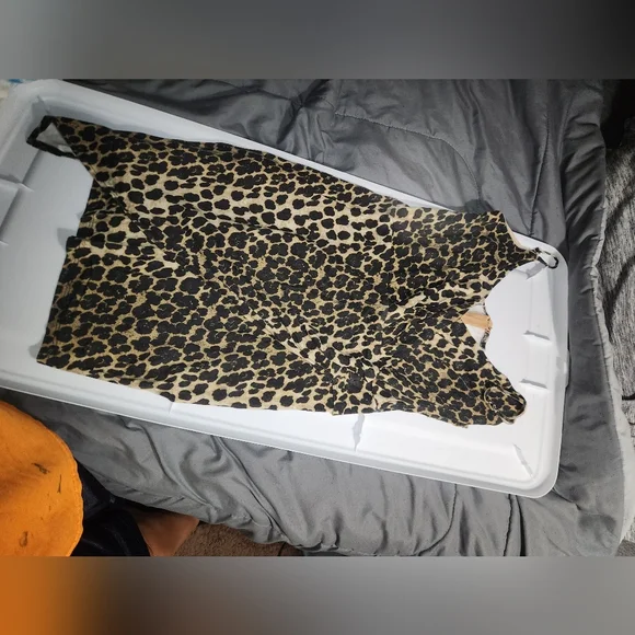 Leopard Print Dress - Picture 1 of 2
